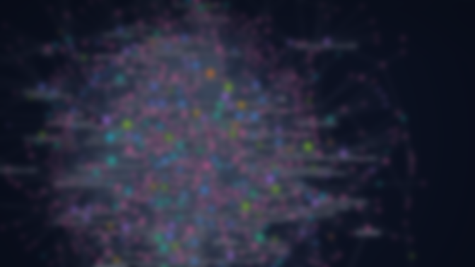 Redacted dense TradingAgents graph structure with labels blurred.